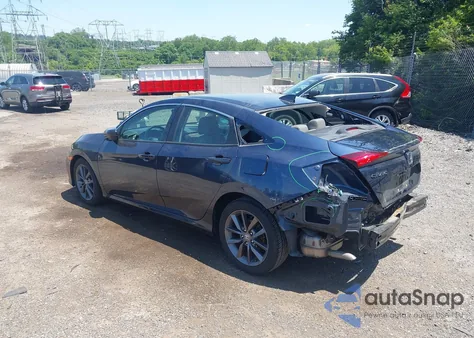 2020 Honda Civic Ex-L from USA, damaged, VIN 19XFC1F7XLE209558